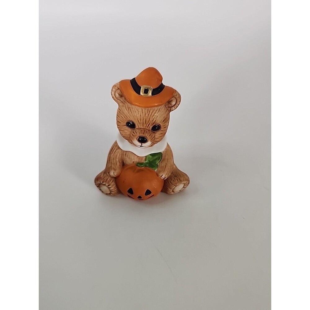 Vintage Homco Teddy Bear Fall Holiday Halloween Thanksgiving 5311 & 5312 - Picture 7 of 16